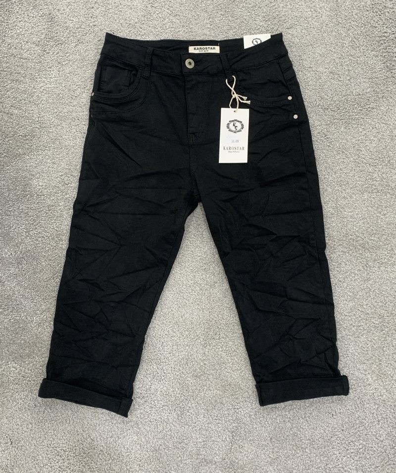Karostar Jeans 7/8 “Schwarz”