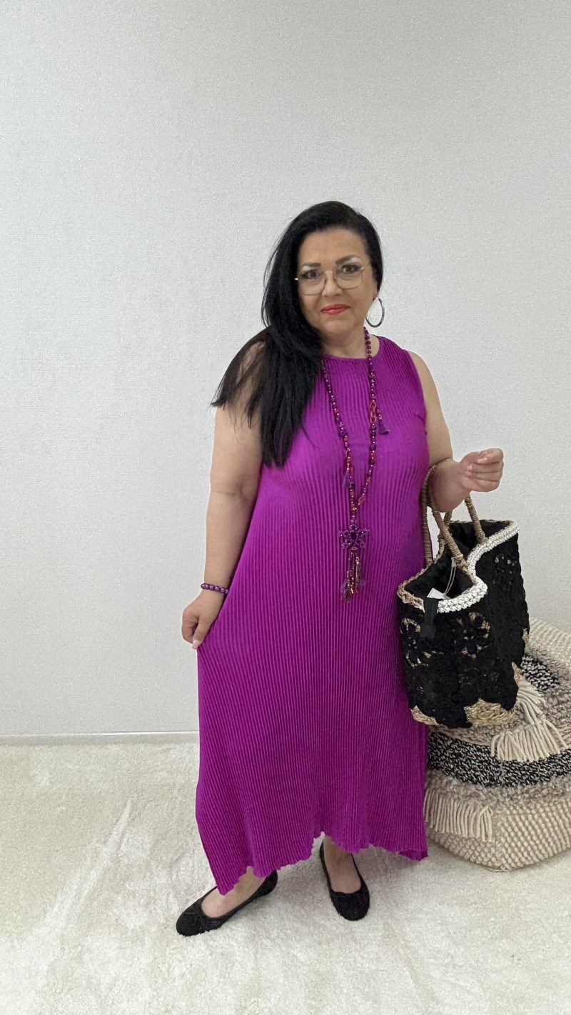 Plissee Kleid "Amy" – Bild 10