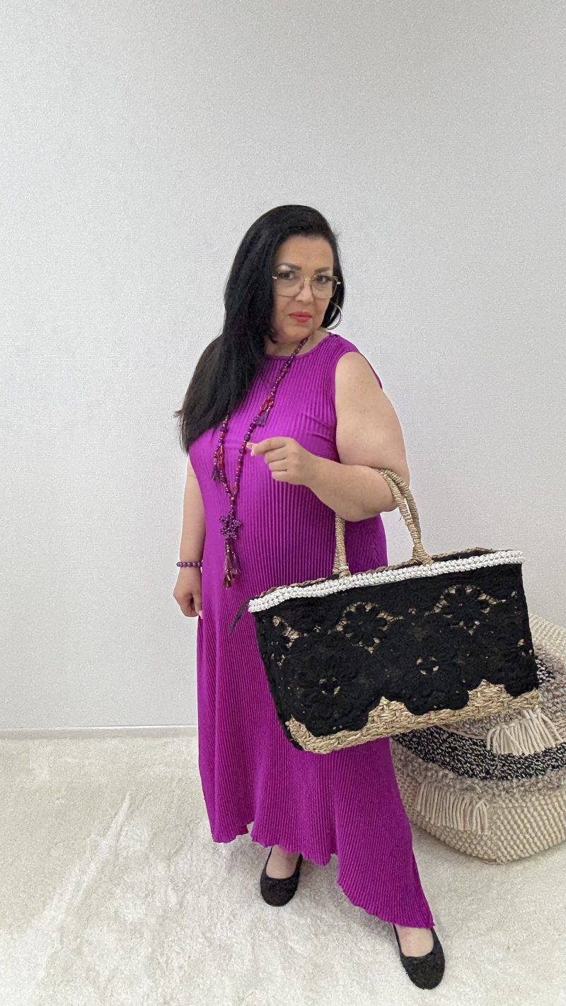 Plissee Kleid "Amy" – Bild 9
