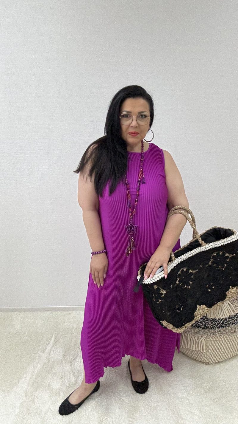Plissee Kleid "Amy" – Bild 8