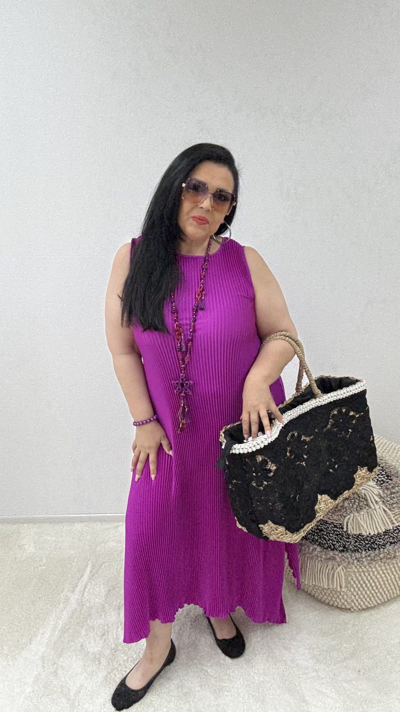 Plissee Kleid "Amy" – Bild 7