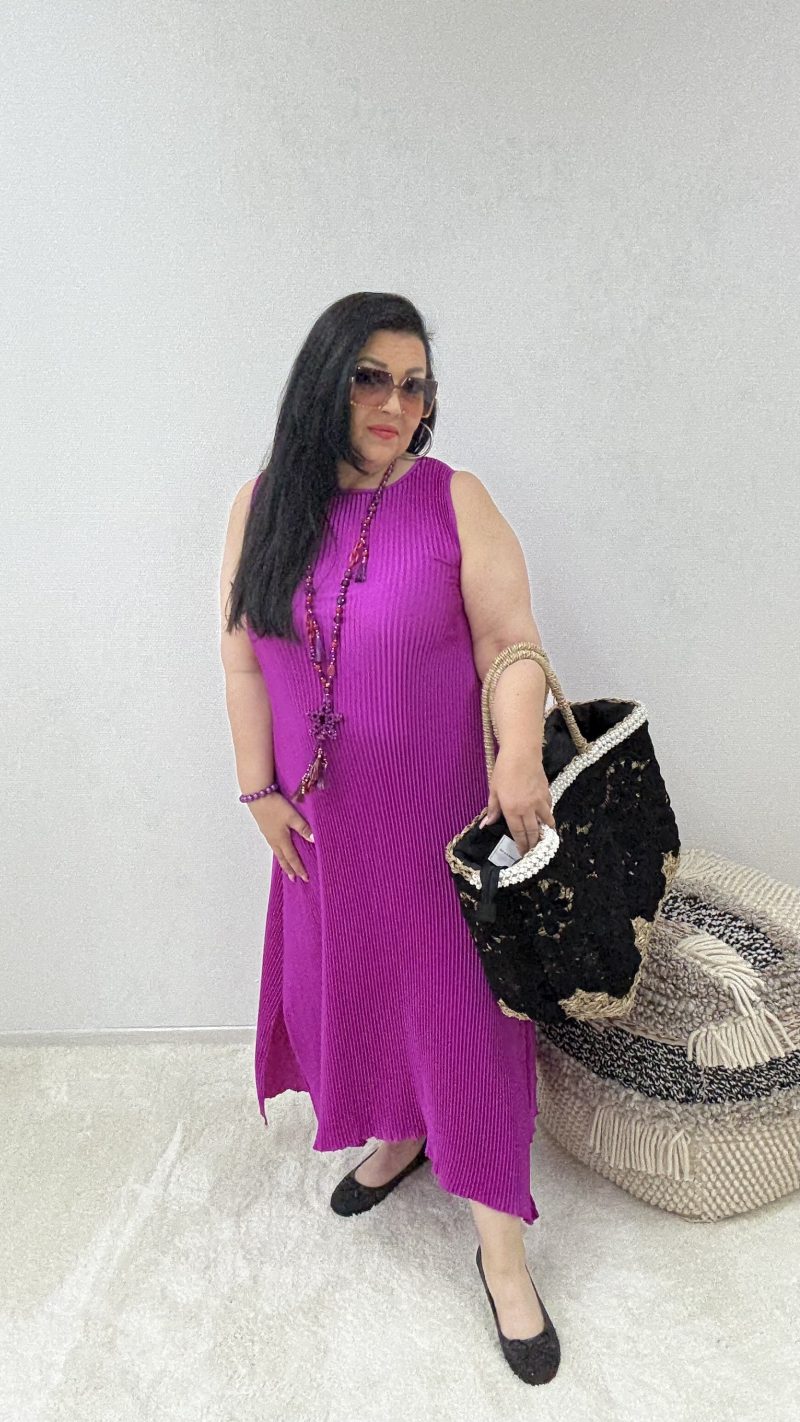 Plissee Kleid "Amy" – Bild 6