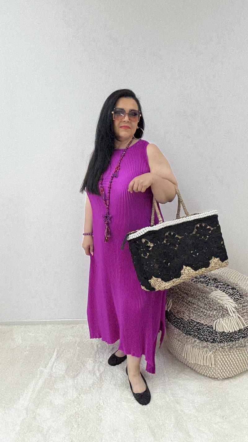 Plissee Kleid "Amy" – Bild 4