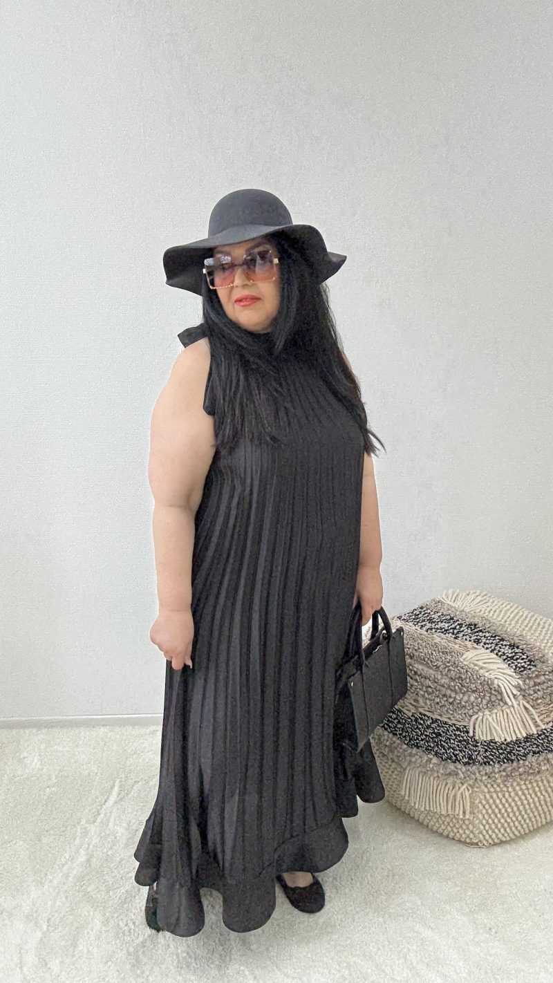 Plissee Kleid „Eliza“ – Bild 5
