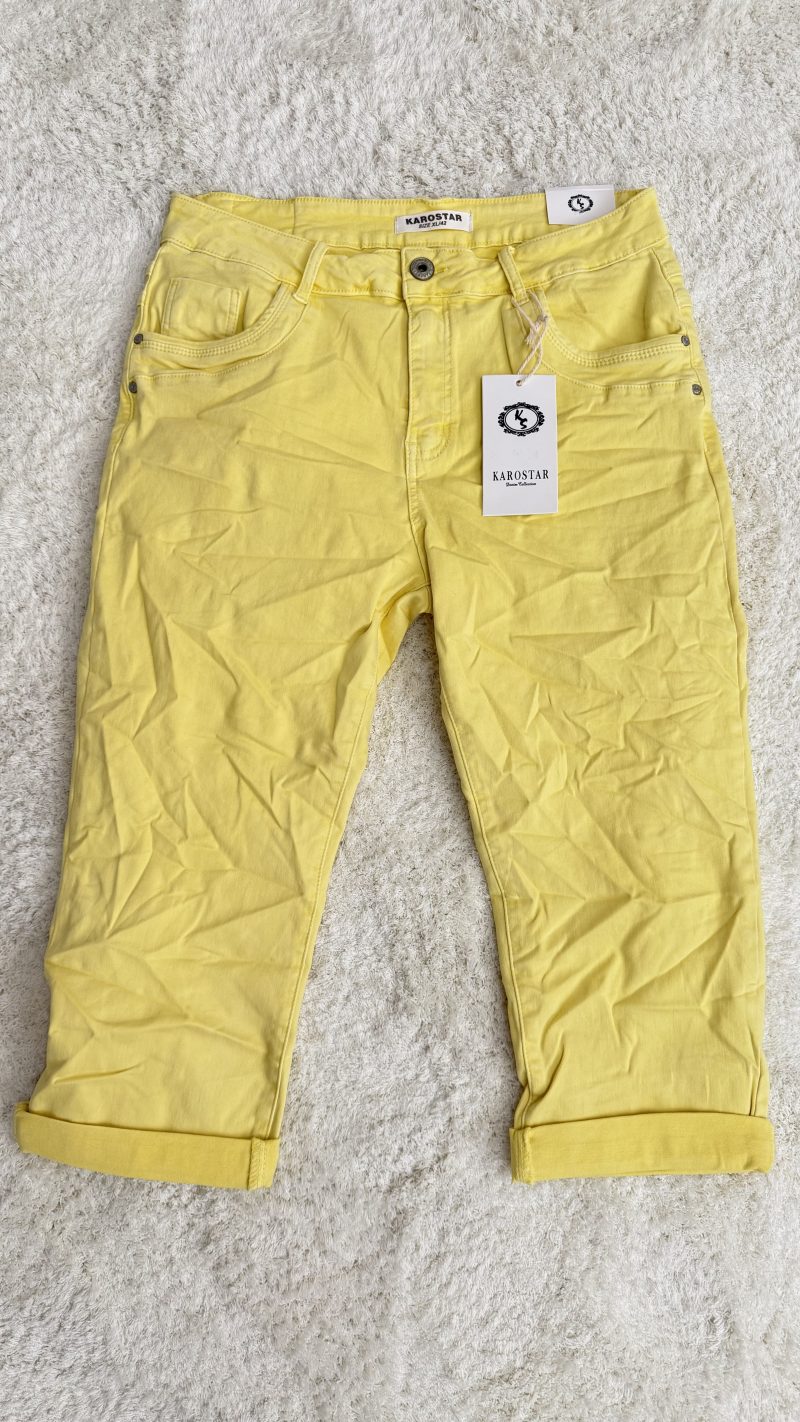 Karostar Jeans 7/8 “Gelb”