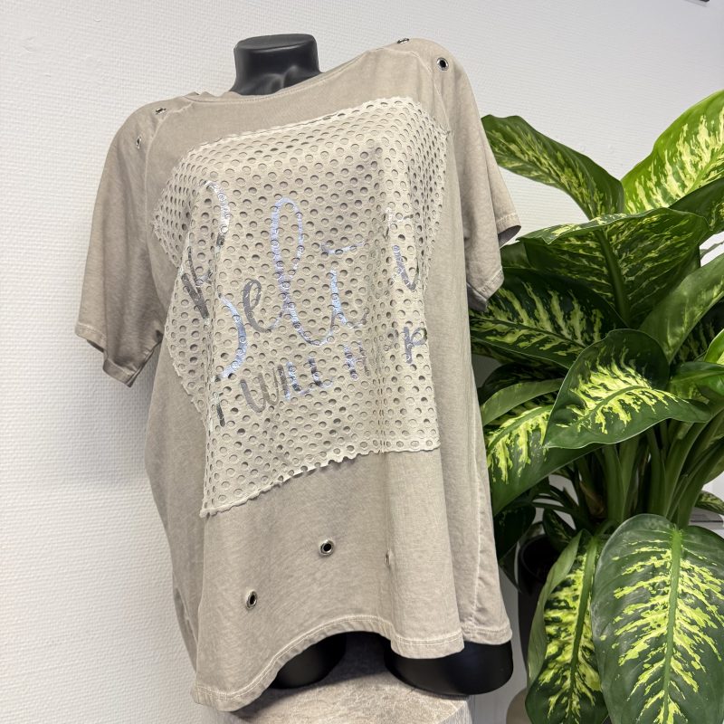 Shirt Believe Schlamm