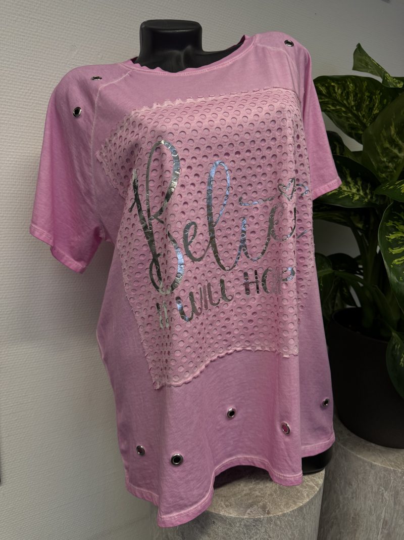 Shirt Believe Rosa