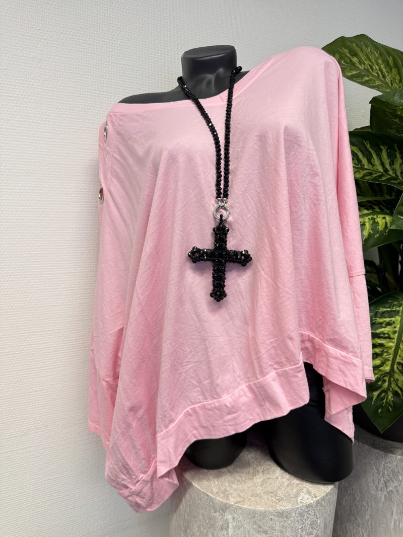 Shirt Ösen Rosa
