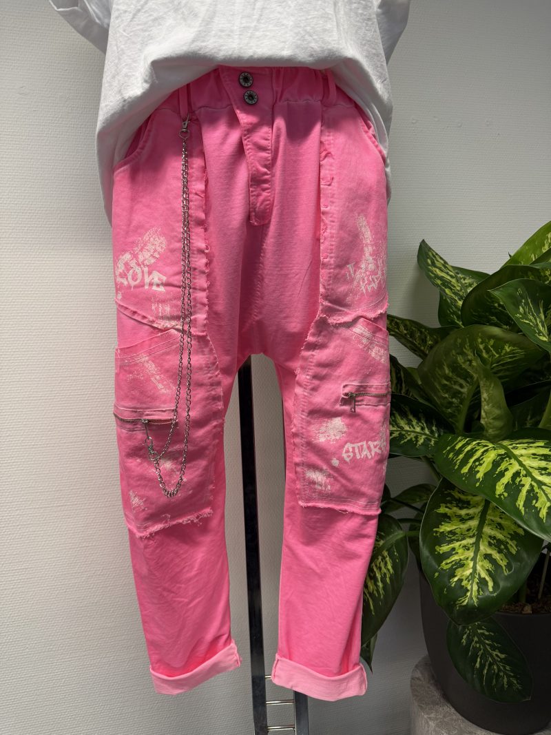 Baggy Hose Neonpink