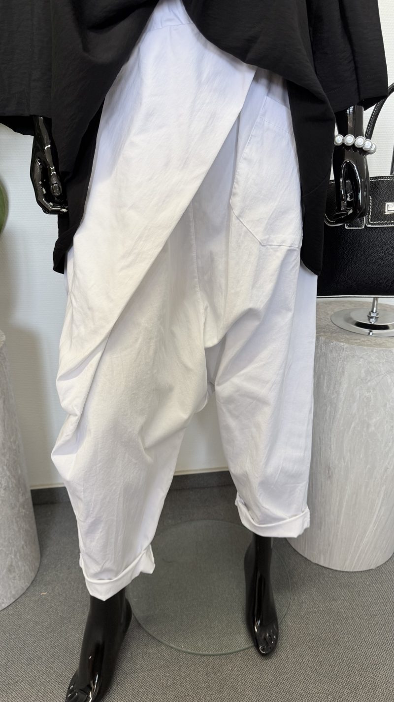 Baggy Hose Weiß