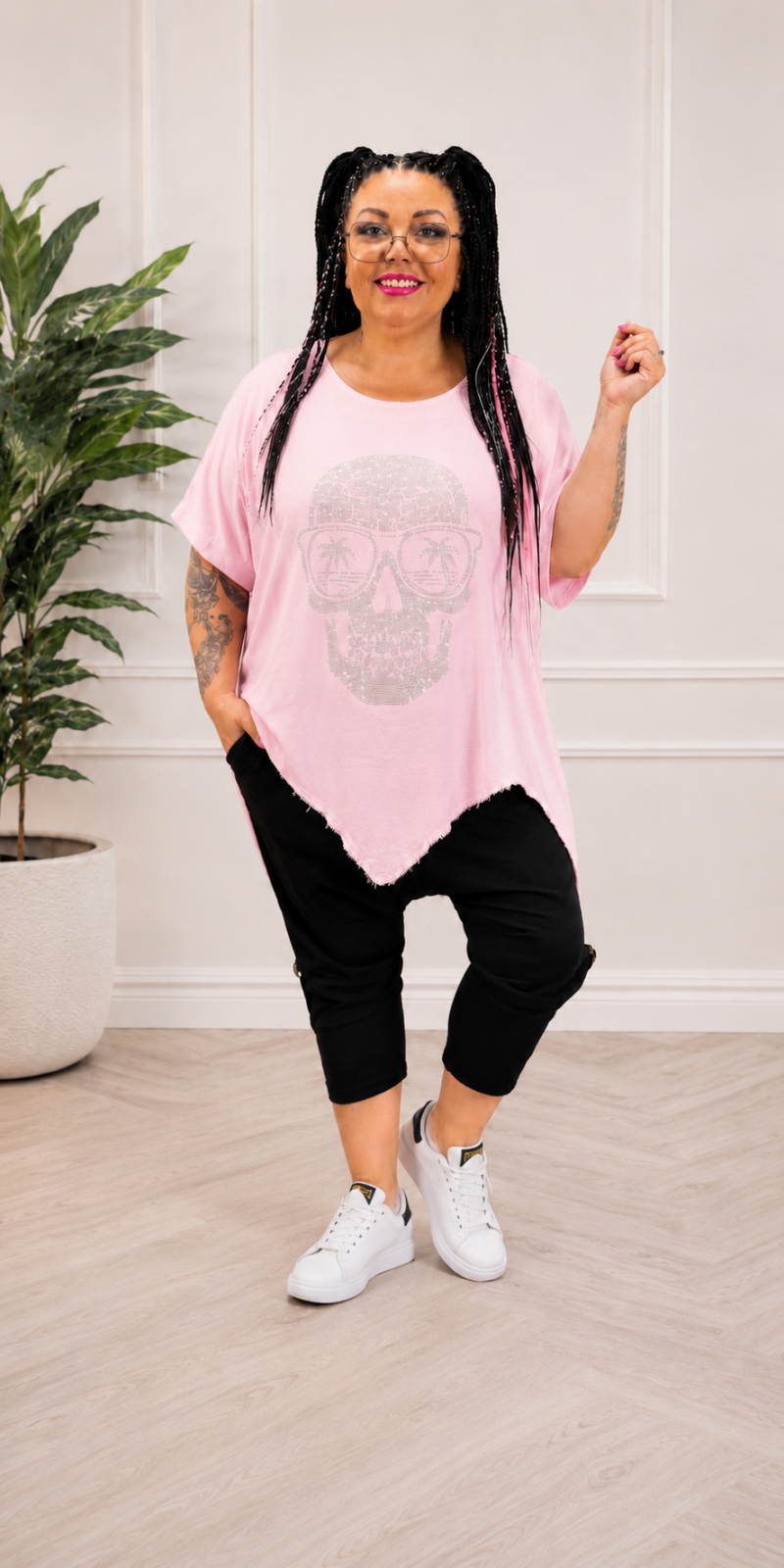 Shirt mit Skull