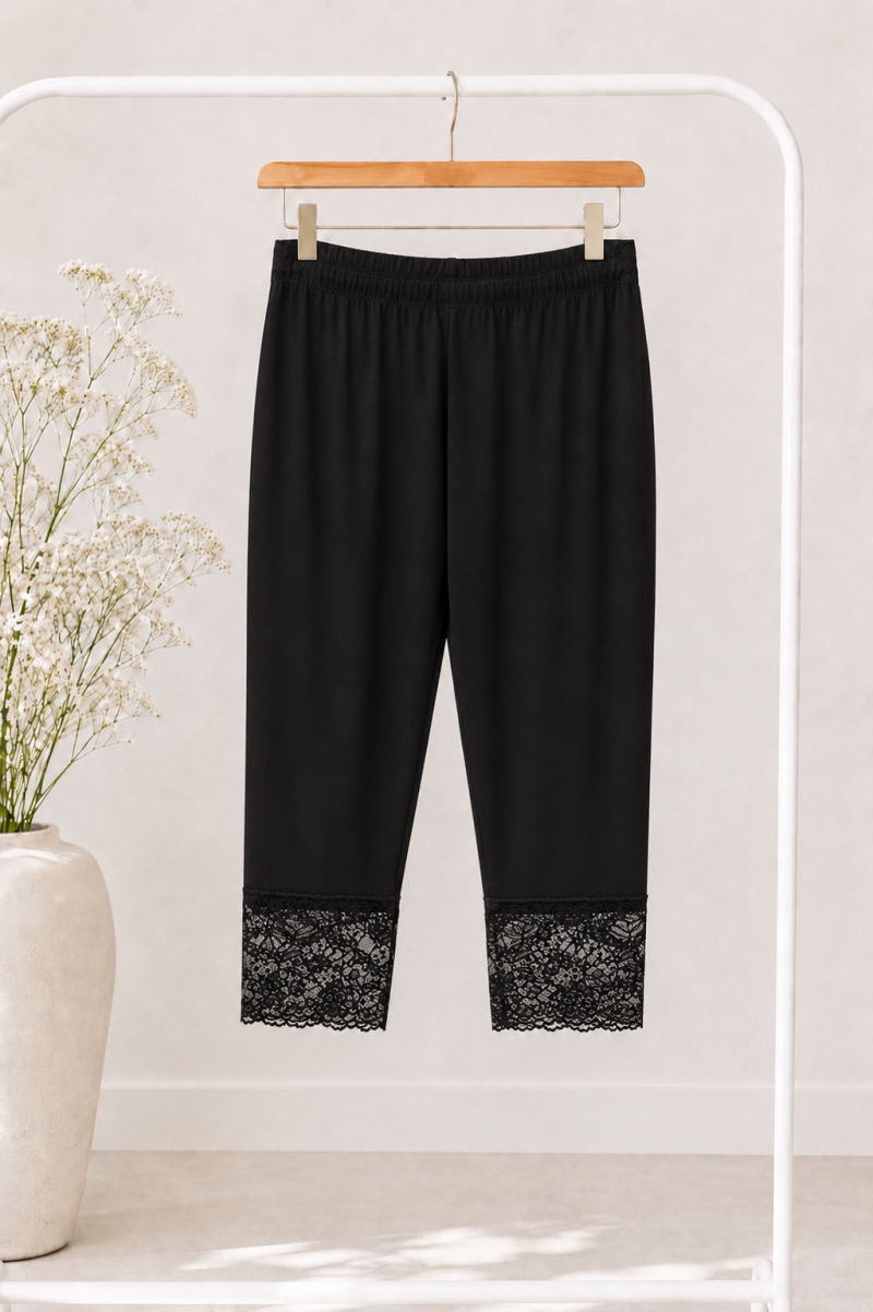 Legging mit Spitze