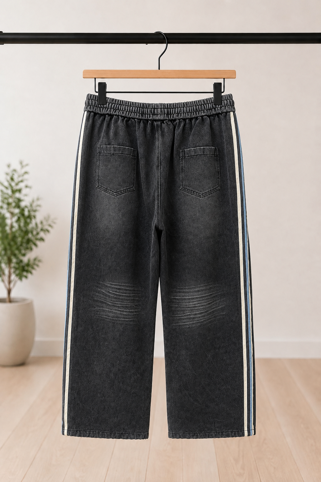Wide-Leg-Cargohose im Vintage-Look – Bild 3